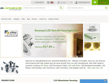 Tablet Screenshot of ledlightsworld.com